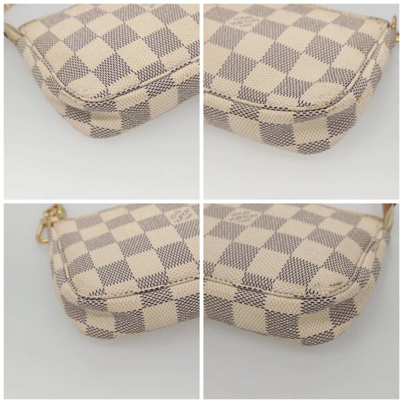 LOUIS VUITTON Damier Azur Mini Pochette Accessoires Pouch - Picture 16 of 16